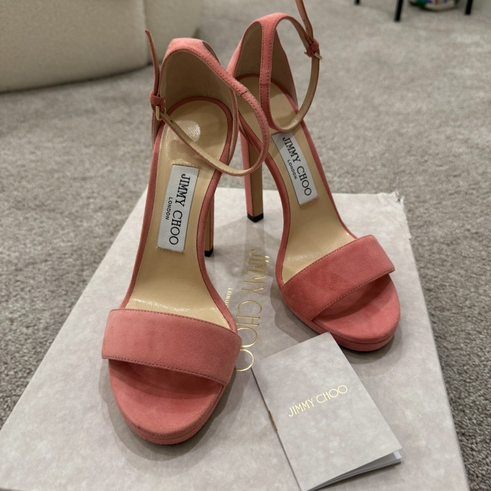 Jimmy Choo Coral Suede Heels